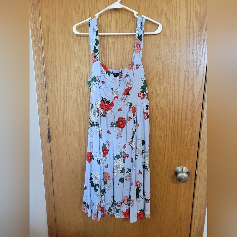 Torrid Mini Challis Skater Dress size 0